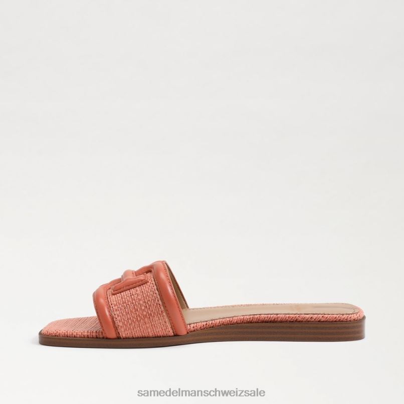 CH Sam Edelman Frauen Irina Slide-Sandale Terrakottarosa/Stuckrosa X2J864 Schuhwerk