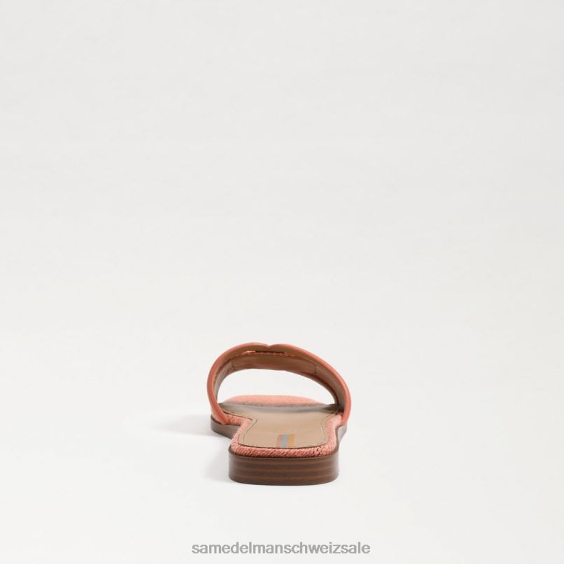 CH Sam Edelman Frauen Irina Slide-Sandale Terrakottarosa/Stuckrosa X2J864 Schuhwerk