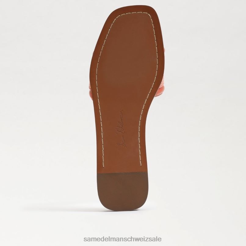 CH Sam Edelman Frauen Irina Slide-Sandale Terrakottarosa/Stuckrosa X2J864 Schuhwerk