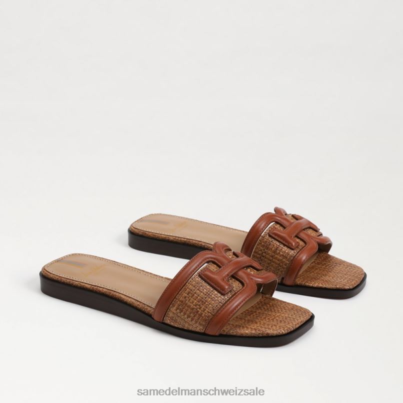 CH Sam Edelman Frauen Irina Slide-Sandale kräftiger Cognac/Cuoio X2J865 Schuhwerk