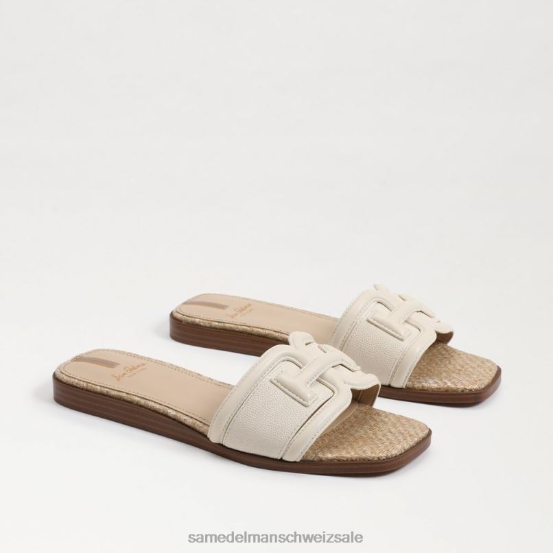 CH Sam Edelman Frauen Irina Slide-Sandale modernes Elfenbein/Bananencreme X2J862 Schuhwerk