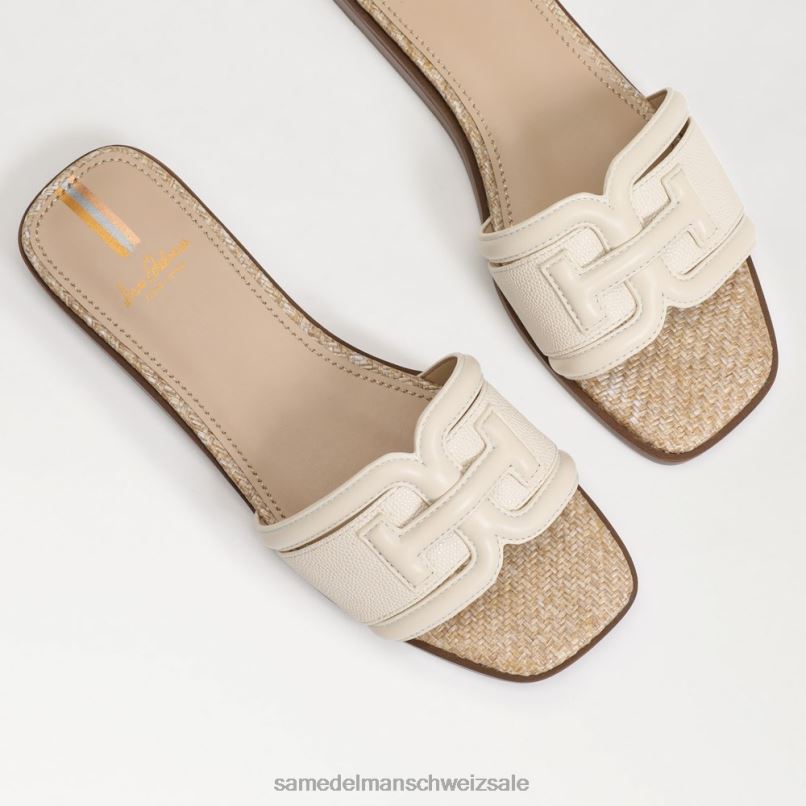 CH Sam Edelman Frauen Irina Slide-Sandale modernes Elfenbein/Bananencreme X2J862 Schuhwerk
