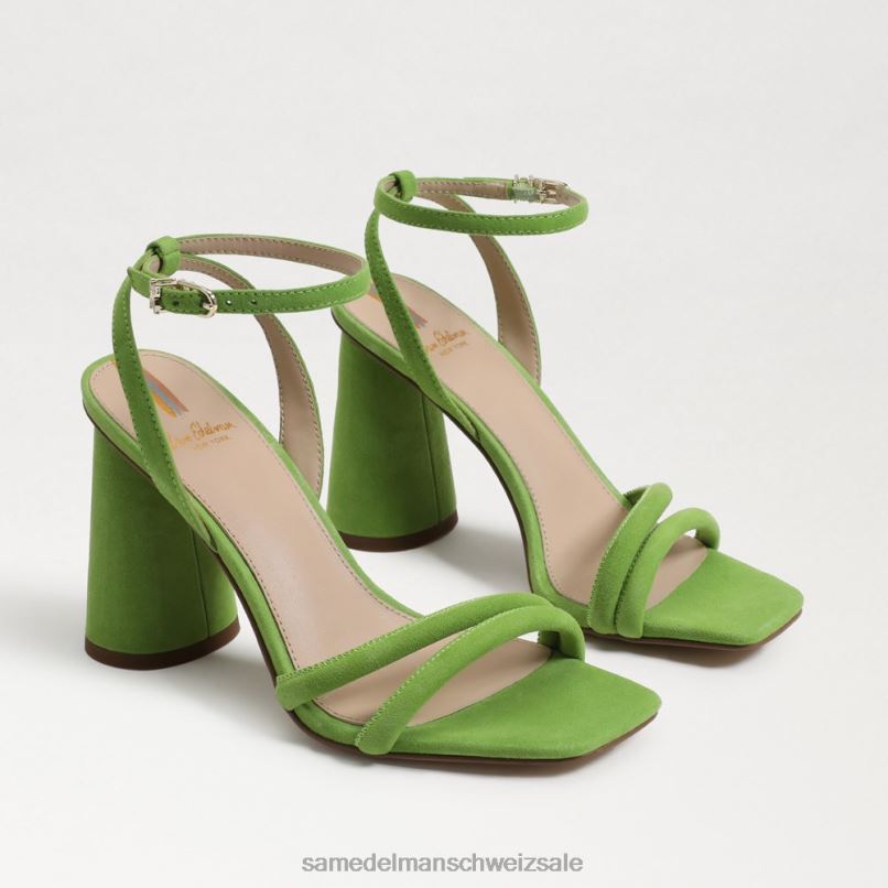 CH Sam Edelman Frauen Kia-Sandale mit Blockabsatz Apfelgrün X2J86121 Schuhwerk