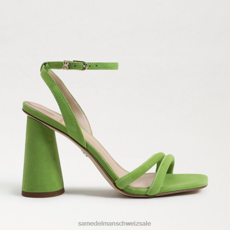 CH Sam Edelman Frauen Kia-Sandale mit Blockabsatz Apfelgrün X2J86121 Schuhwerk