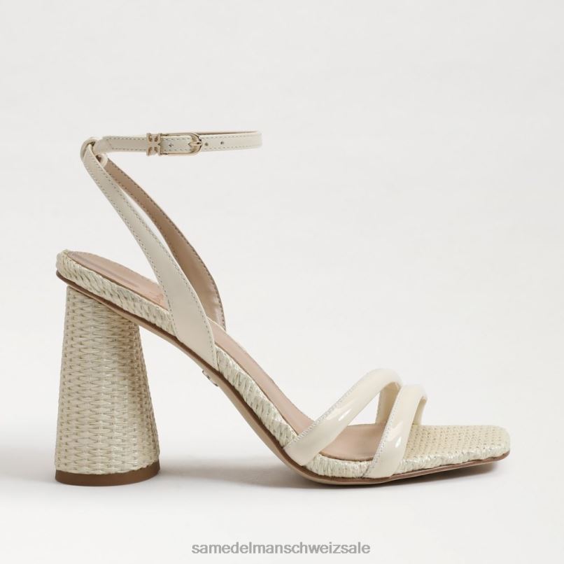 CH Sam Edelman Frauen Kia-Sandale mit Blockabsatz Porzellan X2J86116 Schuhwerk