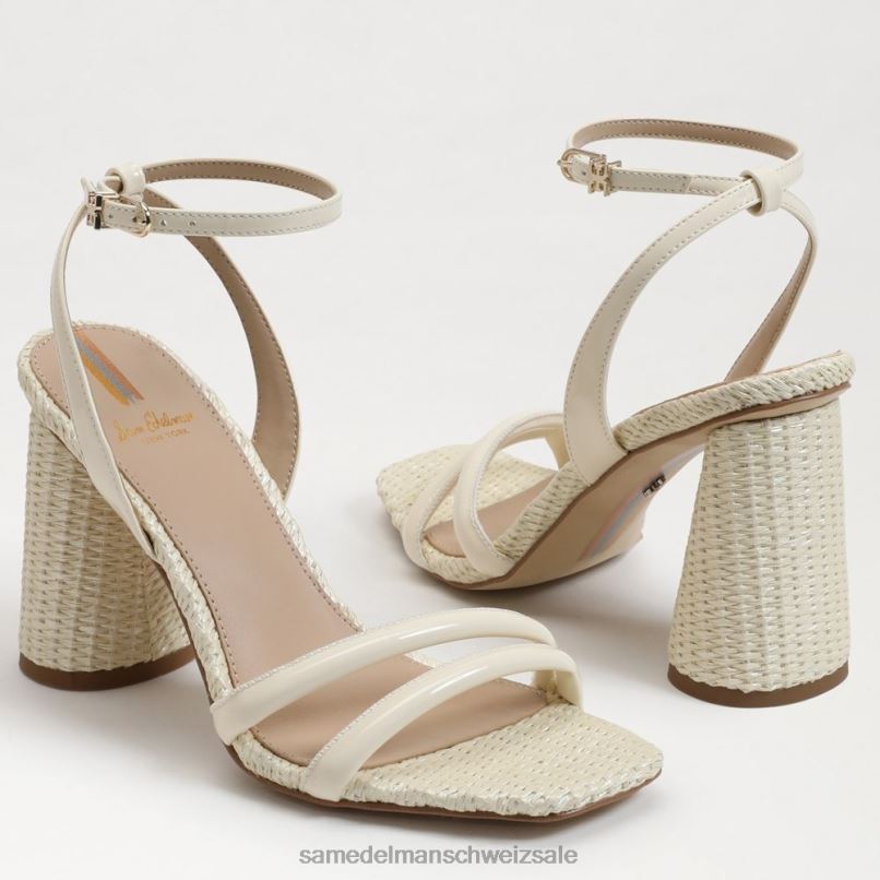 CH Sam Edelman Frauen Kia-Sandale mit Blockabsatz Porzellan X2J86116 Schuhwerk