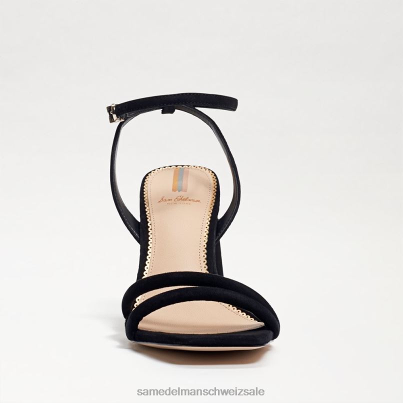 CH Sam Edelman Frauen Kia-Sandale mit Blockabsatz Schwarz X2J86117 Schuhwerk