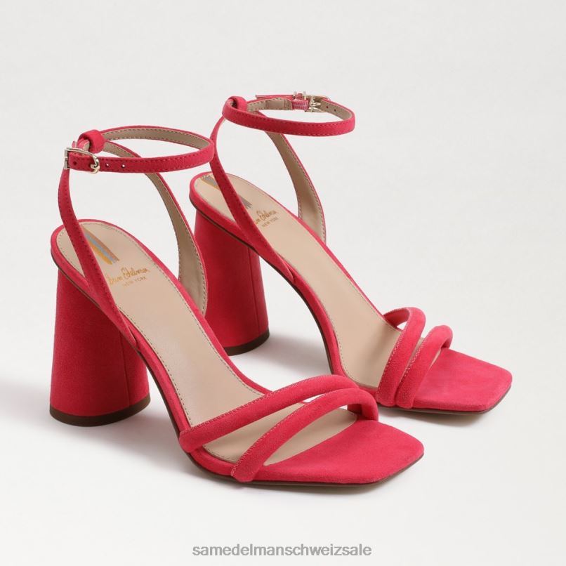 CH Sam Edelman Frauen Kia-Sandale mit Blockabsatz Ultra-Fuchsia X2J86122 Schuhwerk