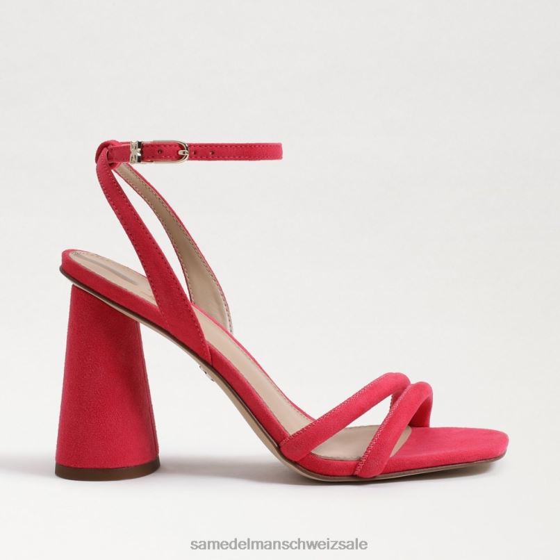 CH Sam Edelman Frauen Kia-Sandale mit Blockabsatz Ultra-Fuchsia X2J86122 Schuhwerk