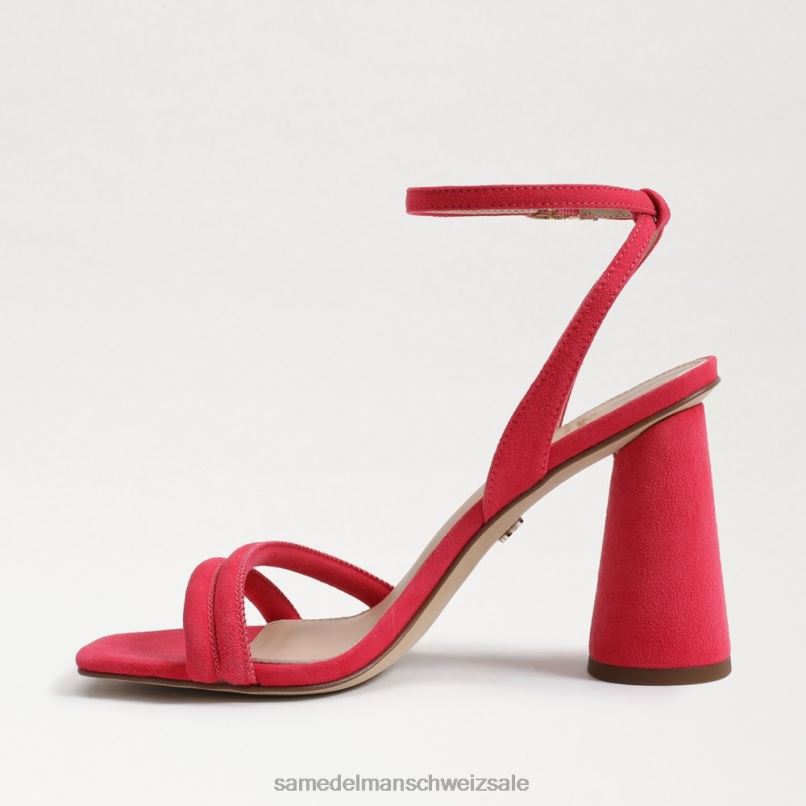 CH Sam Edelman Frauen Kia-Sandale mit Blockabsatz Ultra-Fuchsia X2J86122 Schuhwerk