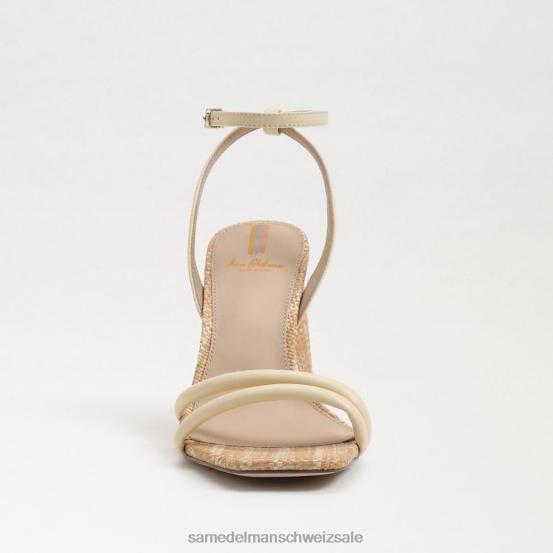 CH Sam Edelman Frauen Kia-Sandale mit Blockabsatz gebleichter Weizen X2J86108 Schuhwerk