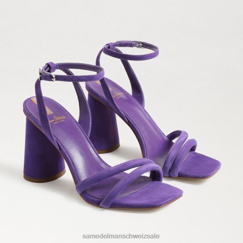 CH Sam Edelman Frauen Kia-Sandale mit Blockabsatz königliche Orchidee X2J86119 Schuhwerk