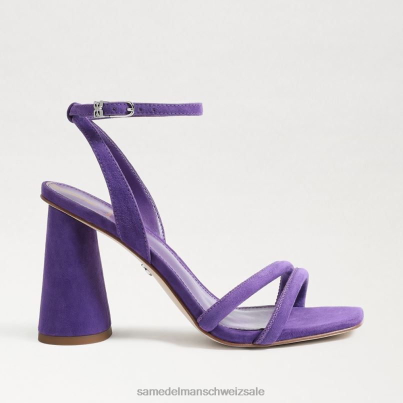 CH Sam Edelman Frauen Kia-Sandale mit Blockabsatz königliche Orchidee X2J86119 Schuhwerk