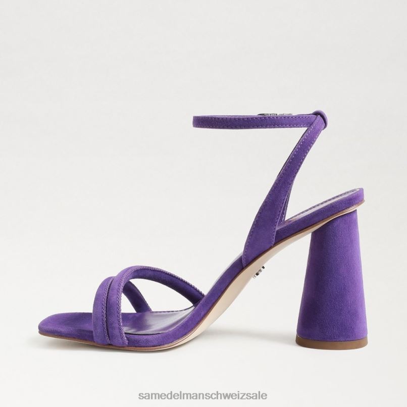 CH Sam Edelman Frauen Kia-Sandale mit Blockabsatz königliche Orchidee X2J86119 Schuhwerk
