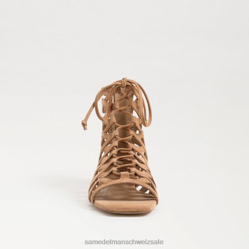 CH Sam Edelman Frauen Lara Gladiator-Sandale Kamel X2J86608 Schuhwerk