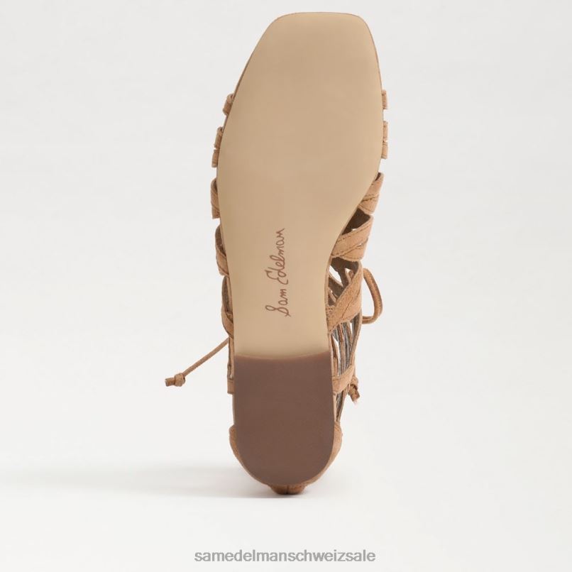 CH Sam Edelman Frauen Lara Gladiator-Sandale Kamel X2J86608 Schuhwerk