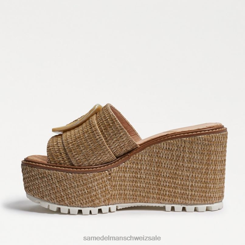 CH Sam Edelman Frauen Livi Espadrille-Keilsandale dunkel natürlich X2J86339 Schuhwerk