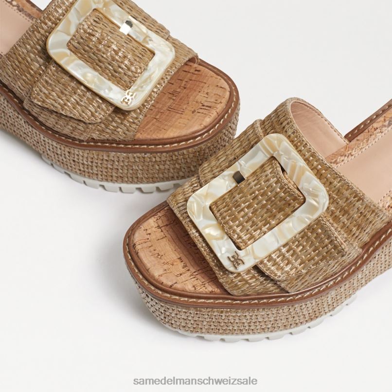 CH Sam Edelman Frauen Livi Espadrille-Keilsandale dunkel natürlich X2J86339 Schuhwerk
