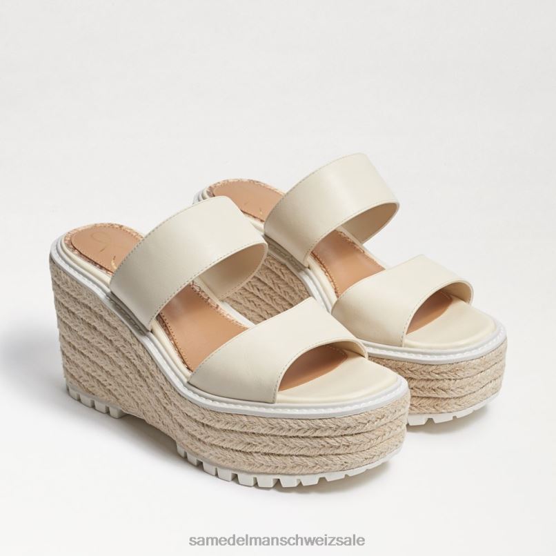 CH Sam Edelman Frauen Luca Keilsandale modernes Elfenbein X2J86757 Schuhwerk