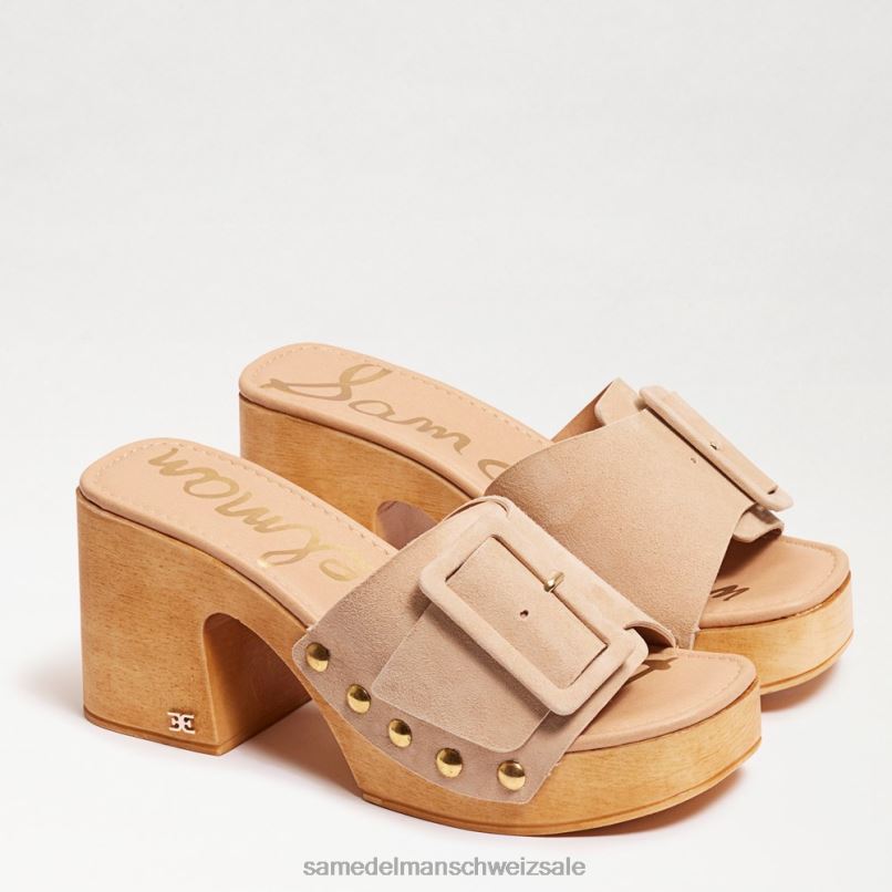 CH Sam Edelman Frauen Marcia-Plateausandale Beige X2J8661 Schuhwerk