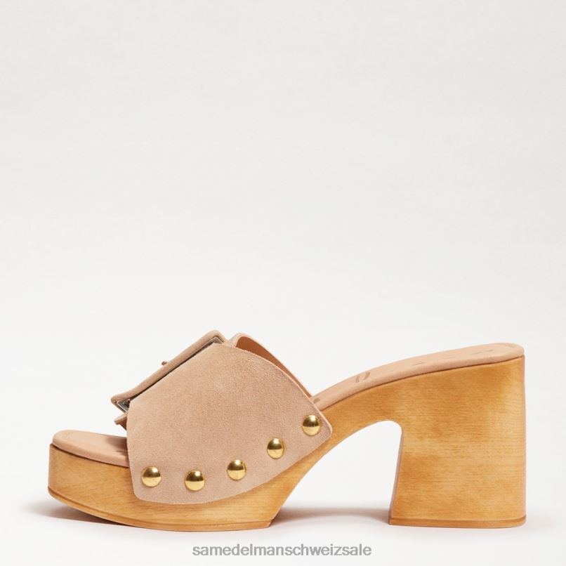CH Sam Edelman Frauen Marcia-Plateausandale Beige X2J8661 Schuhwerk