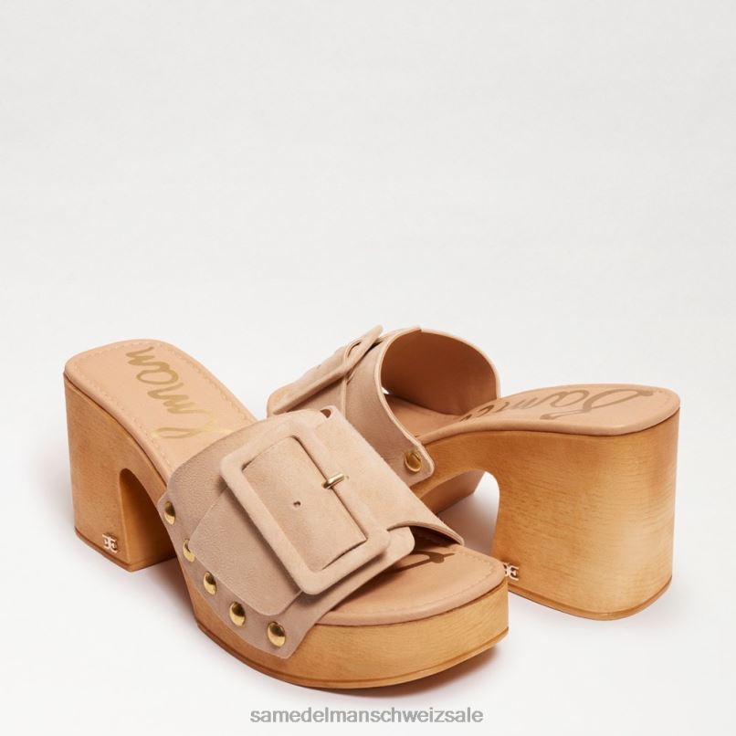 CH Sam Edelman Frauen Marcia-Plateausandale Beige X2J8661 Schuhwerk