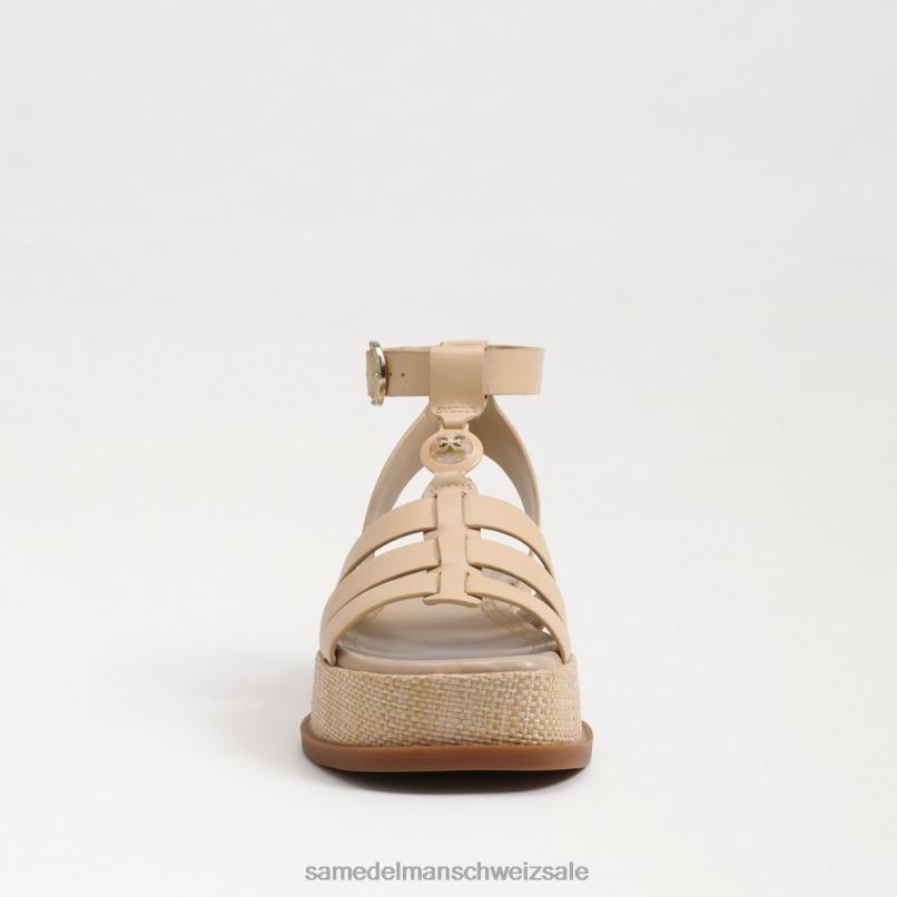 CH Sam Edelman Frauen Naima Plateau-Gladiator-Sandale gebleichter Weizen X2J86944 Schuhwerk