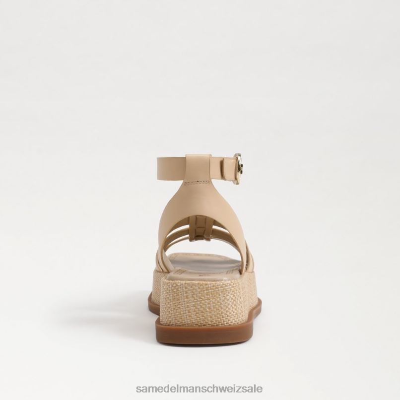 CH Sam Edelman Frauen Naima Plateau-Gladiator-Sandale gebleichter Weizen X2J86944 Schuhwerk
