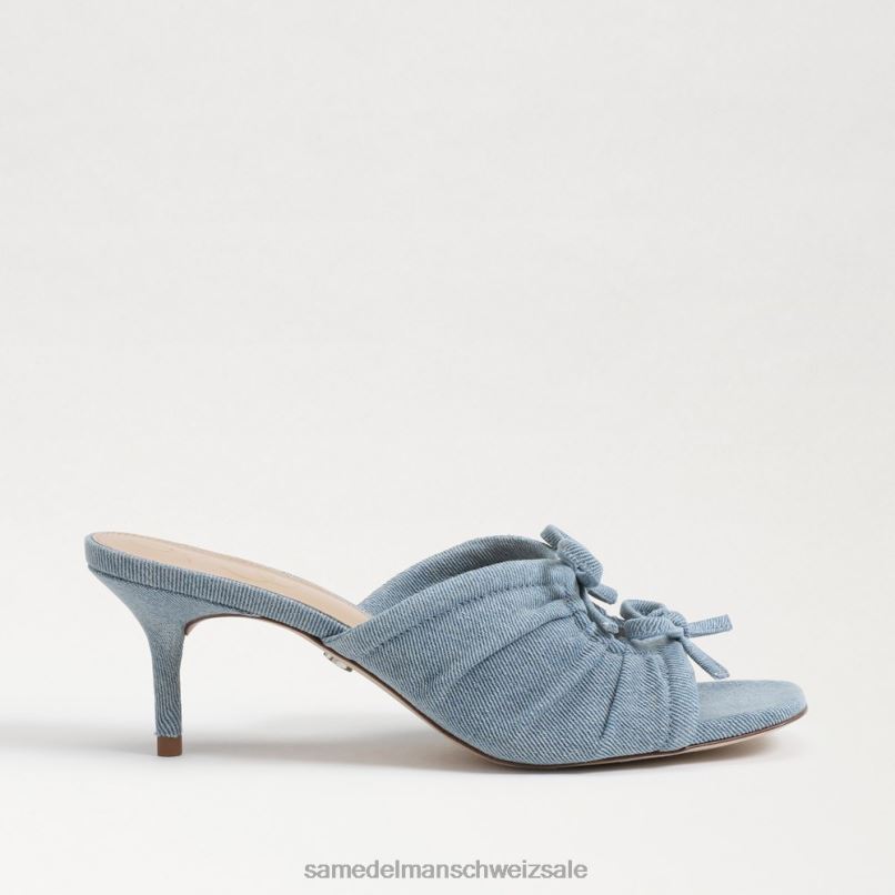 CH Sam Edelman Frauen Pia Riemchenabsatz Blau X2J86596 Schuhwerk