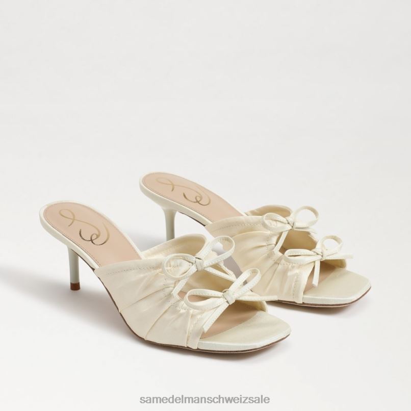 CH Sam Edelman Frauen Pia Riemchenabsatz Perlmutt X2J86598 Schuhwerk