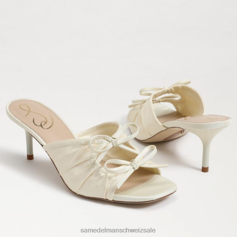 CH Sam Edelman Frauen Pia Riemchenabsatz Perlmutt X2J86598 Schuhwerk
