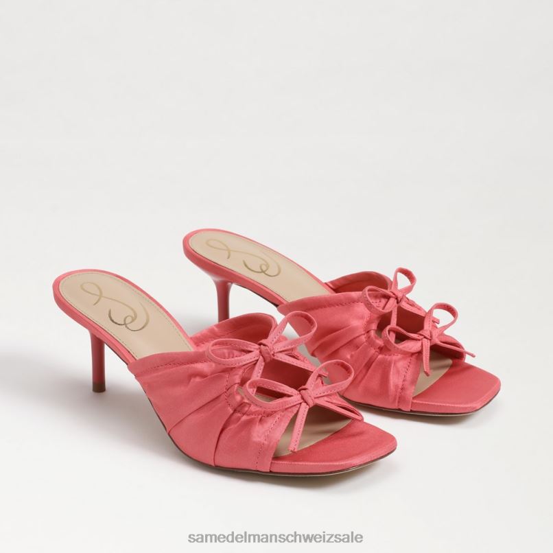 CH Sam Edelman Frauen Pia Riemchenabsatz Rosa X2J86597 Schuhwerk