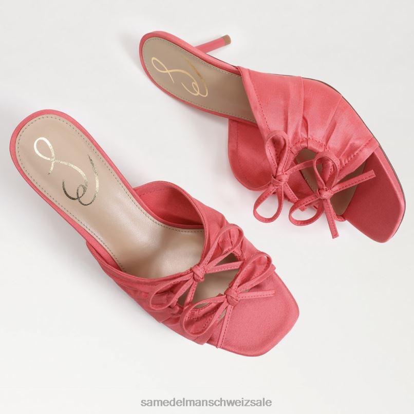 CH Sam Edelman Frauen Pia Riemchenabsatz Rosa X2J86597 Schuhwerk