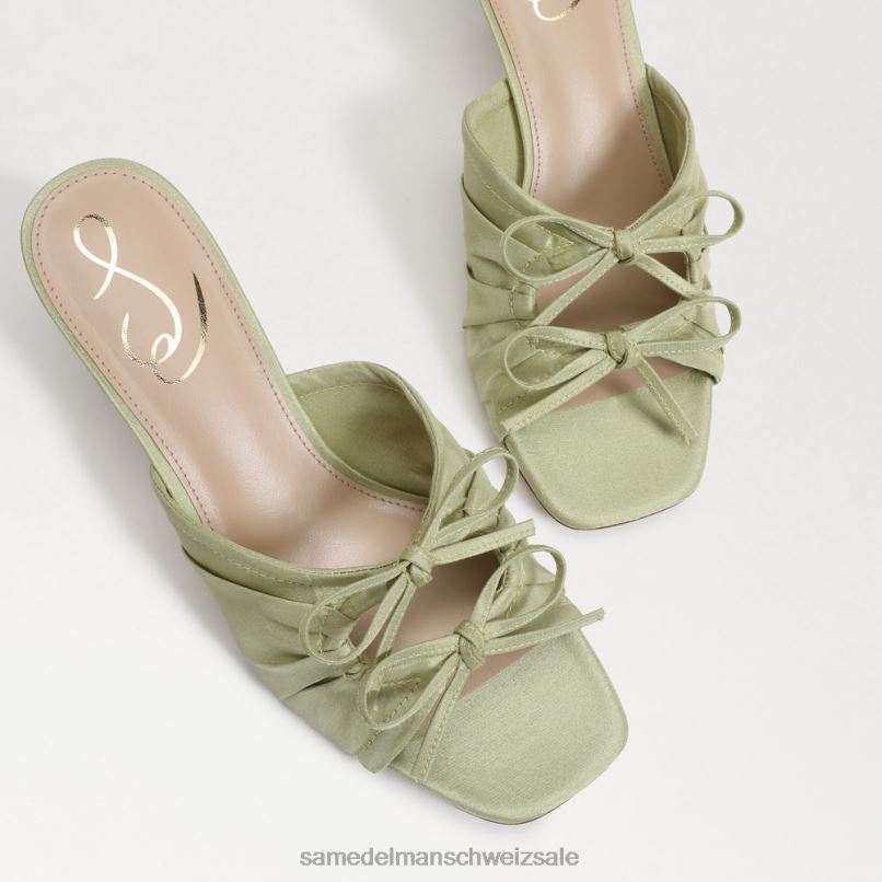 CH Sam Edelman Frauen Pia Riemchenabsatz eisgekühlte Limette X2J86600 Schuhwerk