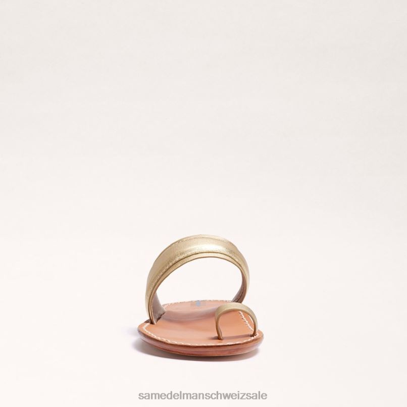 CH Sam Edelman Frauen Sandale „Margit“ mit Zehenring Bernstein Gold X2J86257 Schuhwerk