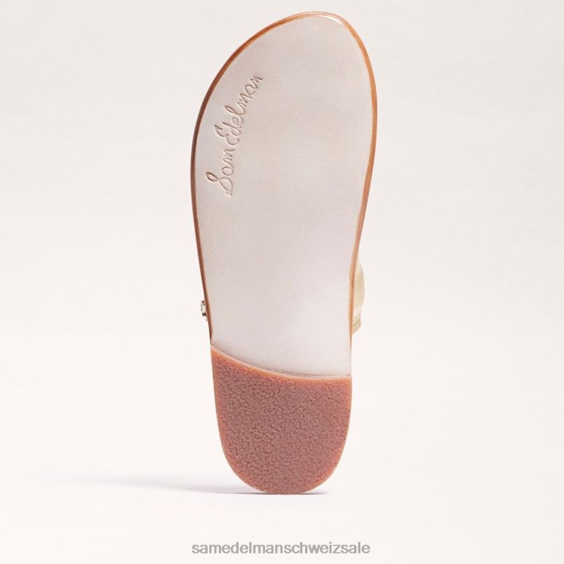 CH Sam Edelman Frauen Sandale „Margit“ mit Zehenring Bernstein Gold X2J86257 Schuhwerk