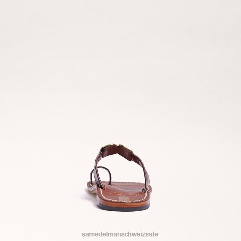 CH Sam Edelman Frauen Sandale mit Zehenring von Maxime Ahorn-Bourbon X2J86256 Schuhwerk