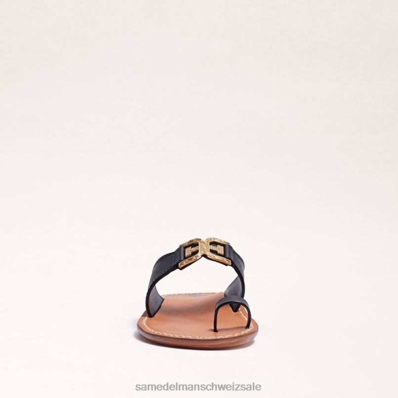CH Sam Edelman Frauen Sandale mit Zehenring von Maxime Schwarz X2J86255 Schuhwerk