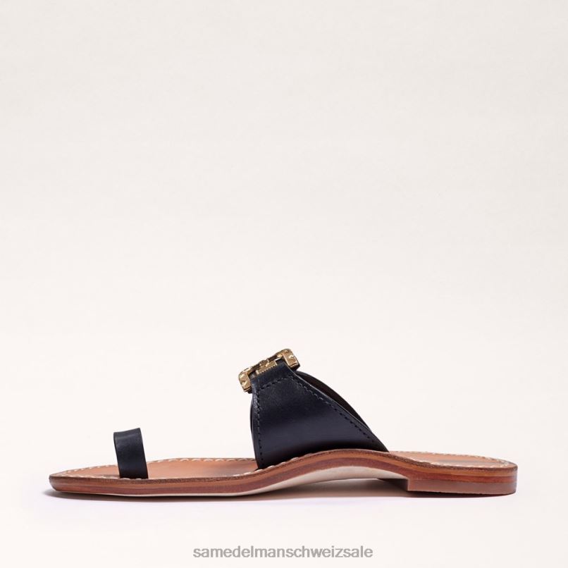 CH Sam Edelman Frauen Sandale mit Zehenring von Maxime Schwarz X2J86255 Schuhwerk