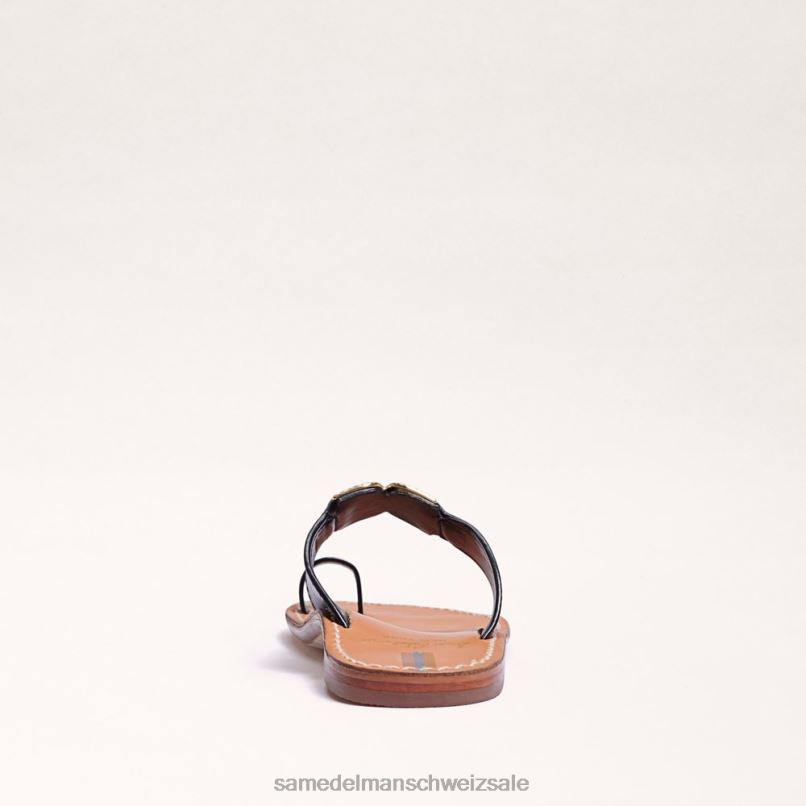 CH Sam Edelman Frauen Sandale mit Zehenring von Maxime Schwarz X2J86255 Schuhwerk