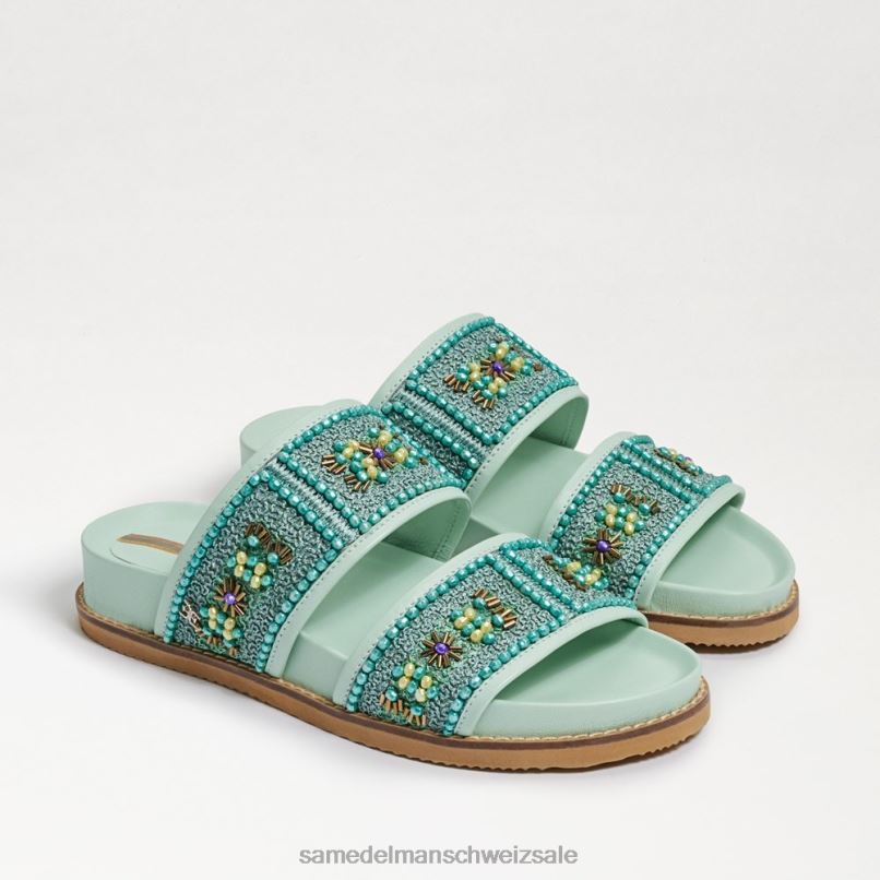 CH Sam Edelman Frauen Verzierte Slide-Sandale von Otto Minze X2J86834 Schuhwerk