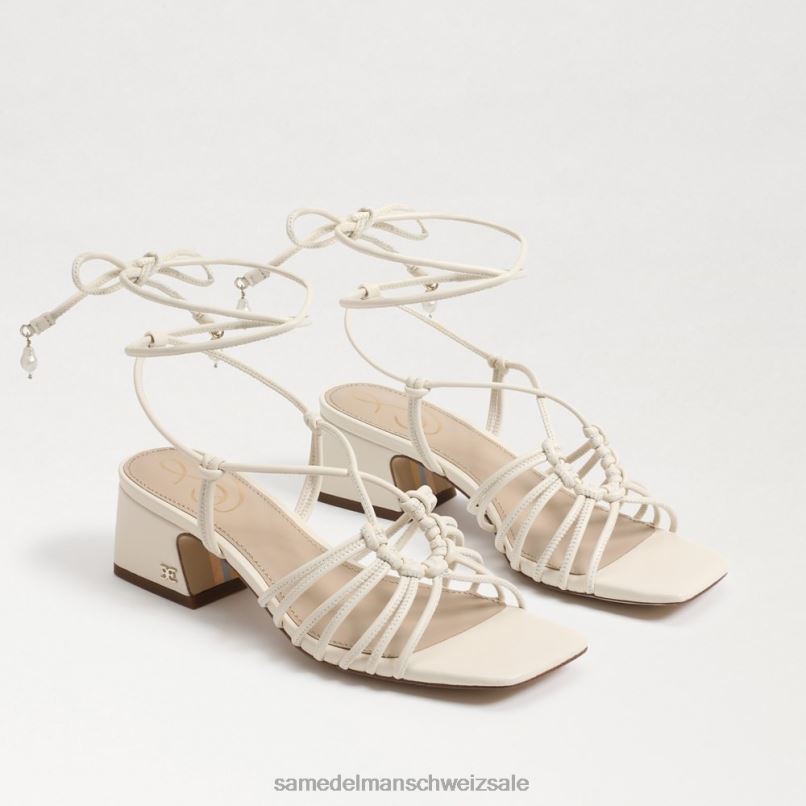 CH Sam Edelman Frauen Westley Schnürsandale mit Blockabsatz modernes Elfenbein X2J86397 Schuhwerk