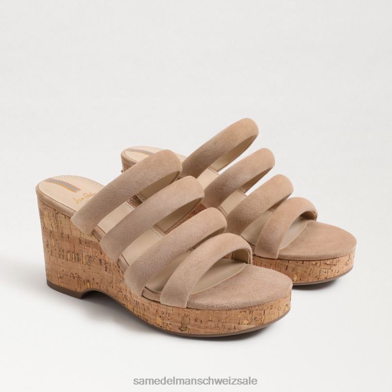 CH Sam Edelman Frauen Yuki-Plateau-Keilabsatz goldenes Karamell X2J86688 Schuhwerk
