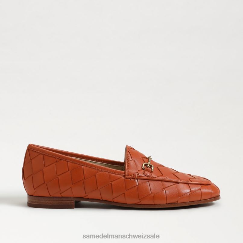 CH Sam Edelman Frauen Gewebter Loafer „Loraine“. Canyon-Orange X2J86515 Schuhwerk