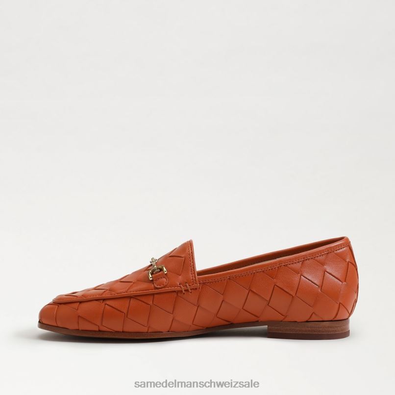 CH Sam Edelman Frauen Gewebter Loafer „Loraine“. Canyon-Orange X2J86515 Schuhwerk