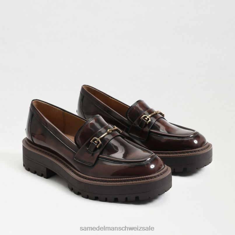 CH Sam Edelman Frauen Laurs Loafer mit Stollensohle Kastanie X2J86426 Schuhwerk