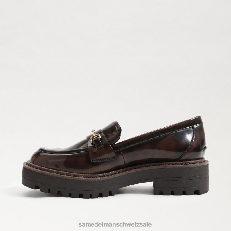 CH Sam Edelman Frauen Laurs Loafer mit Stollensohle Kastanie X2J86426 Schuhwerk