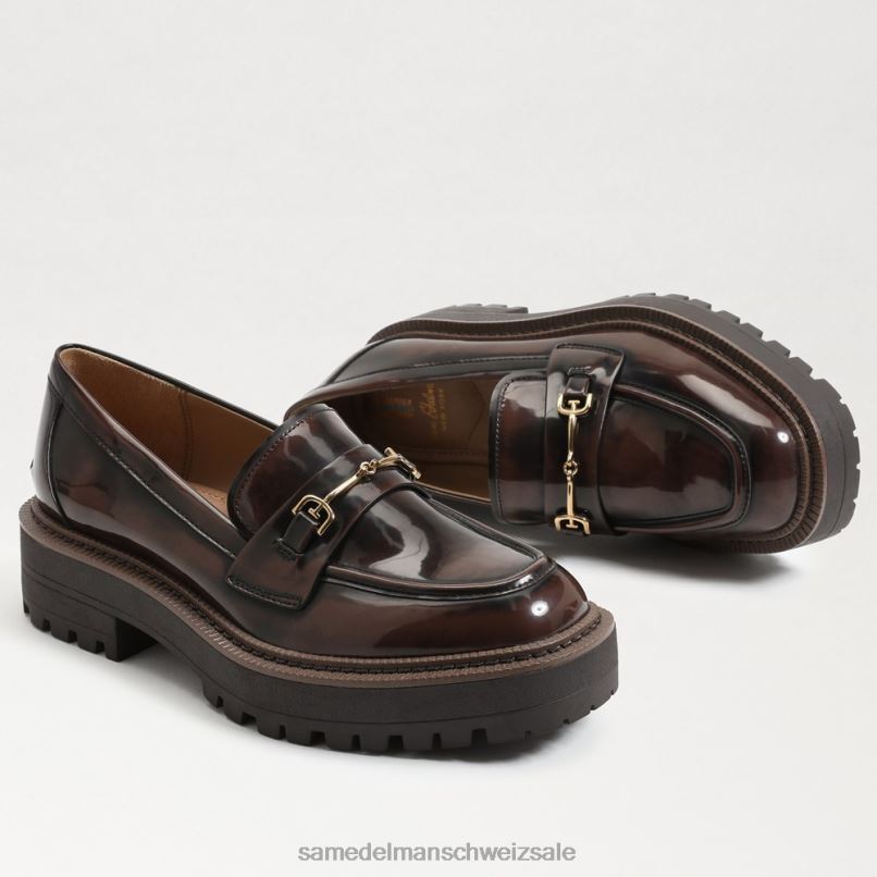 CH Sam Edelman Frauen Laurs Loafer mit Stollensohle Kastanie X2J86426 Schuhwerk