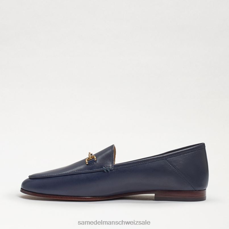 CH Sam Edelman Frauen Loraine Bit Loafer Baltisches Marineblauleder X2J8646 Schuhwerk