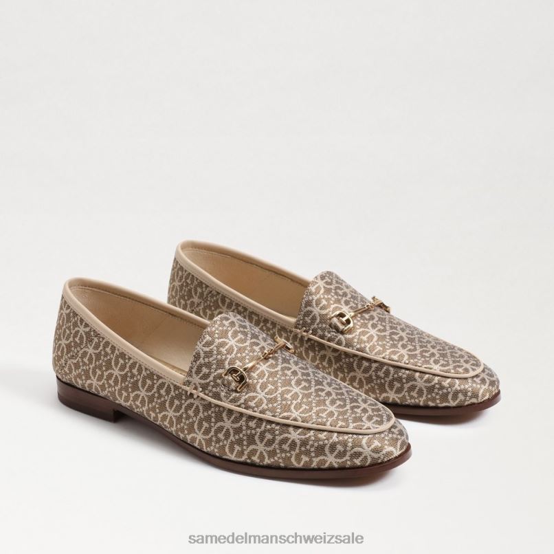 CH Sam Edelman Frauen Loraine Bit Loafer Beige-Multi X2J8654 Schuhwerk